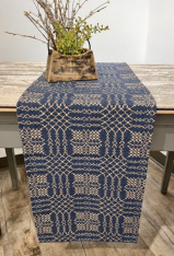 NANTUCKET NAVY/TAN SHOWER CURTAIN